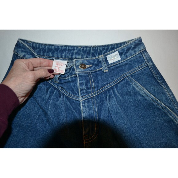 Vintage Jeans Yoke Peg Leg High Rise 80s to 90s Designer Sasson - Picture 2 of 5